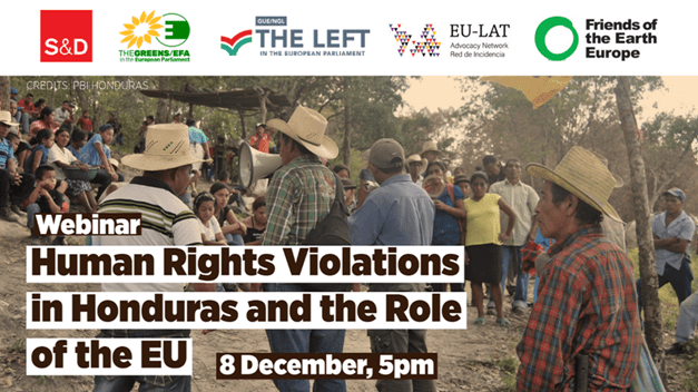 Webinar sobre violaciones de derechos humanos en Honduras y el papel de la UE