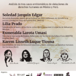 Evento público con sociedad civil “Conversatorio con mujeres defensoras de Latinoamérica”